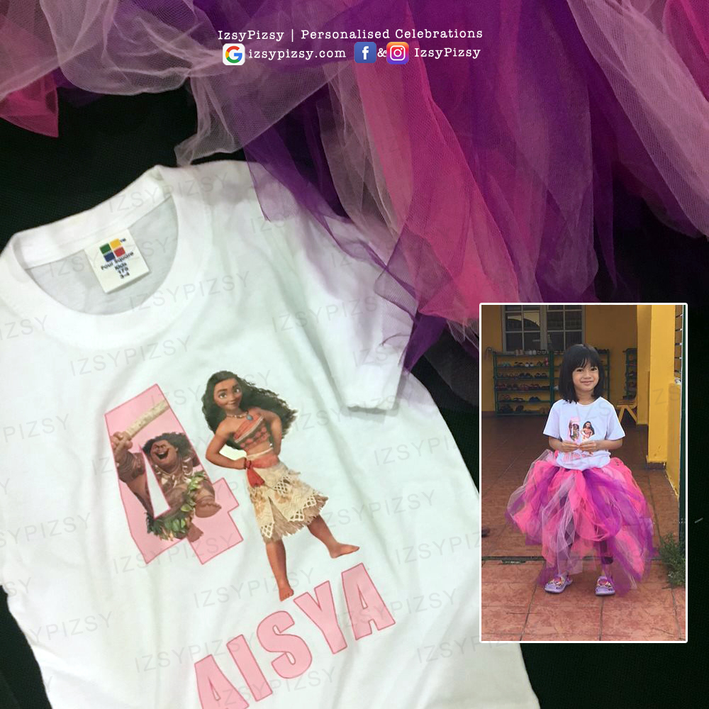 moana birthday party theme ideas supplies decorations tshirt printing tutu skirt printables malaysia murah