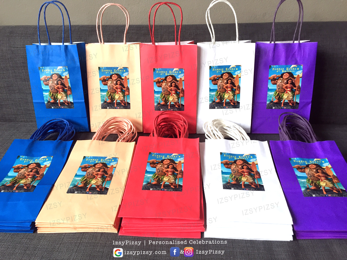 moana goodie bag paperbag favour doorgift birthday theme ideas supplies decorations malaysia printables murah small